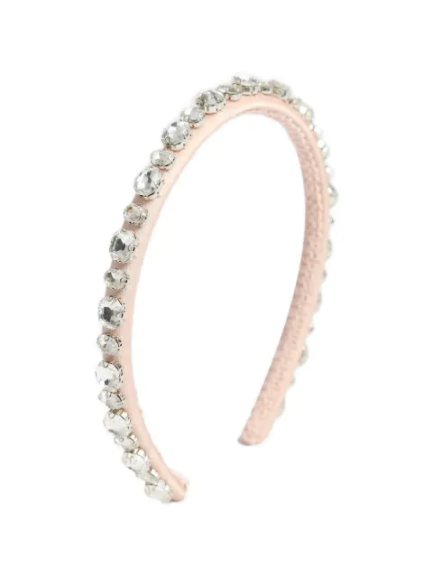 ERDEM crystal-embellished satin headband