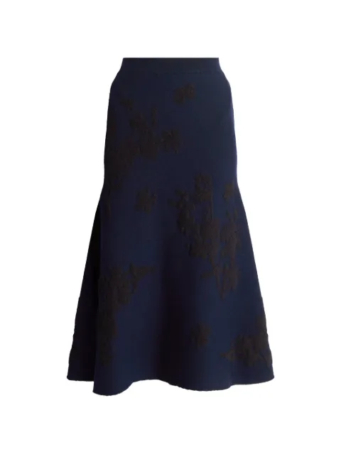 ERDEM jacquard-knit skirt