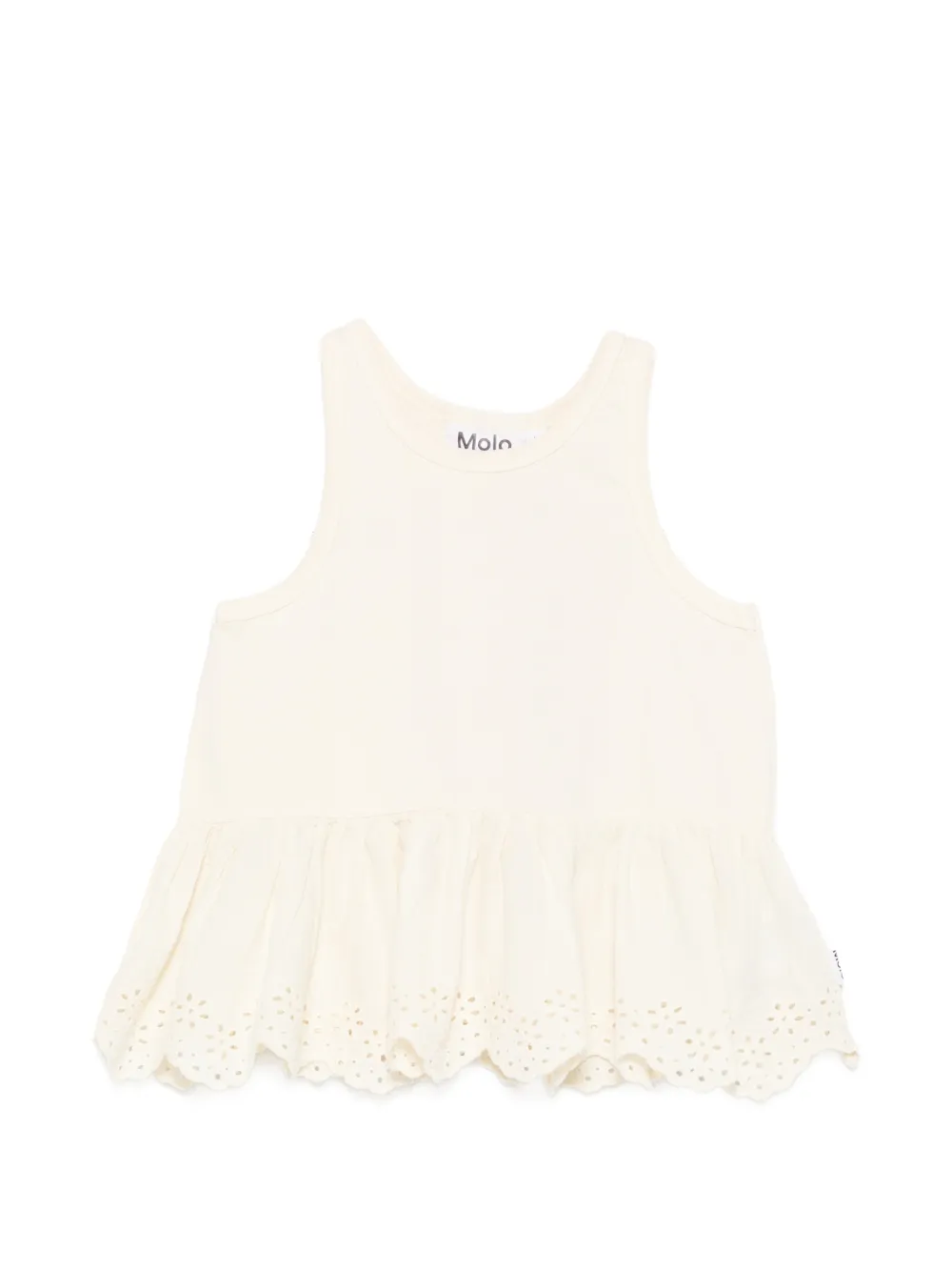 Molo Rosa ruffled top - Toni neutri