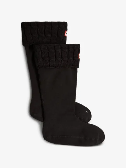 Hunter chaussettes à bordure en maille torsadée