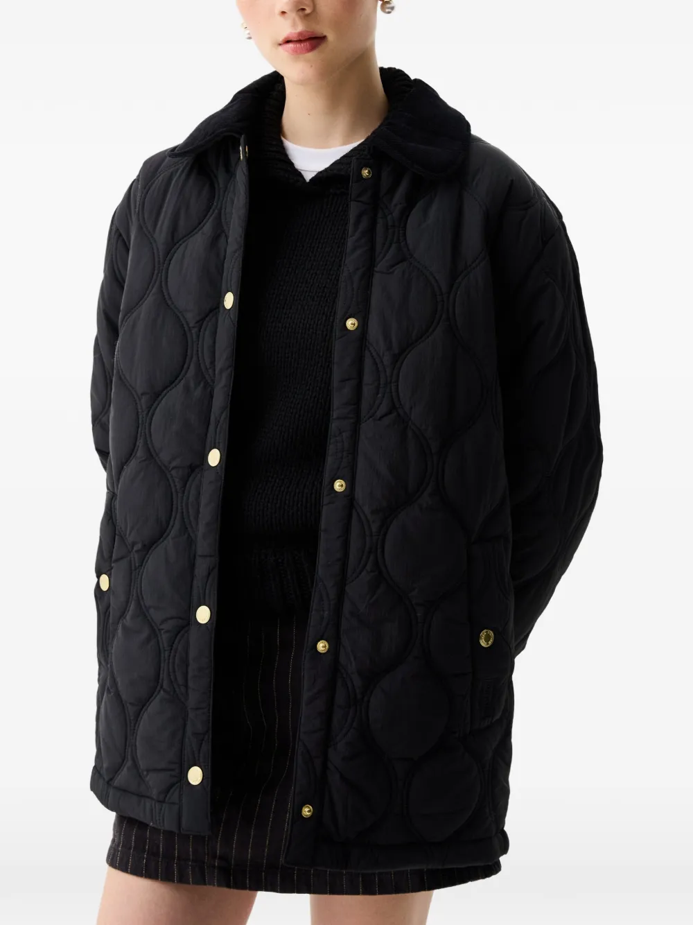 Hunter Witton onion-quilted jacket - Nero