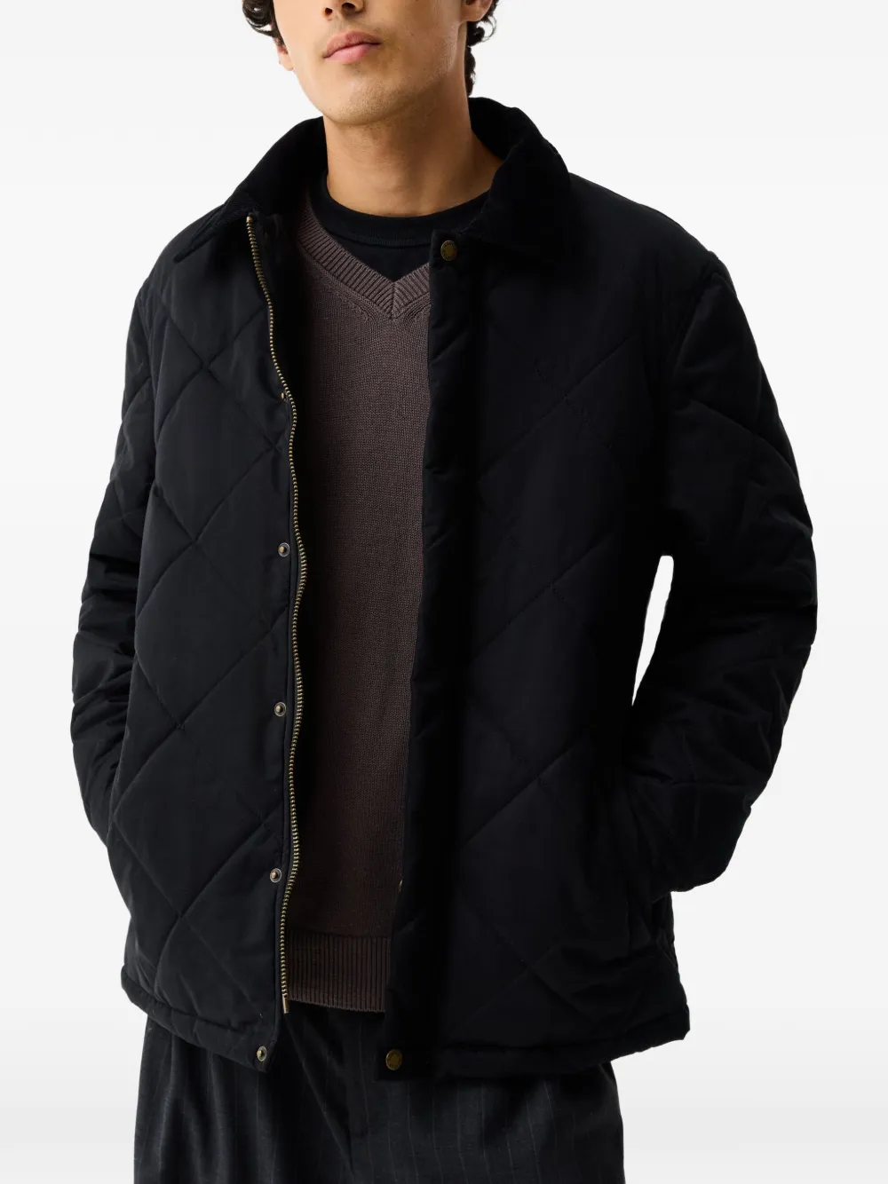 Hunter Ardwell diamond-quilted jacket - Schwarz