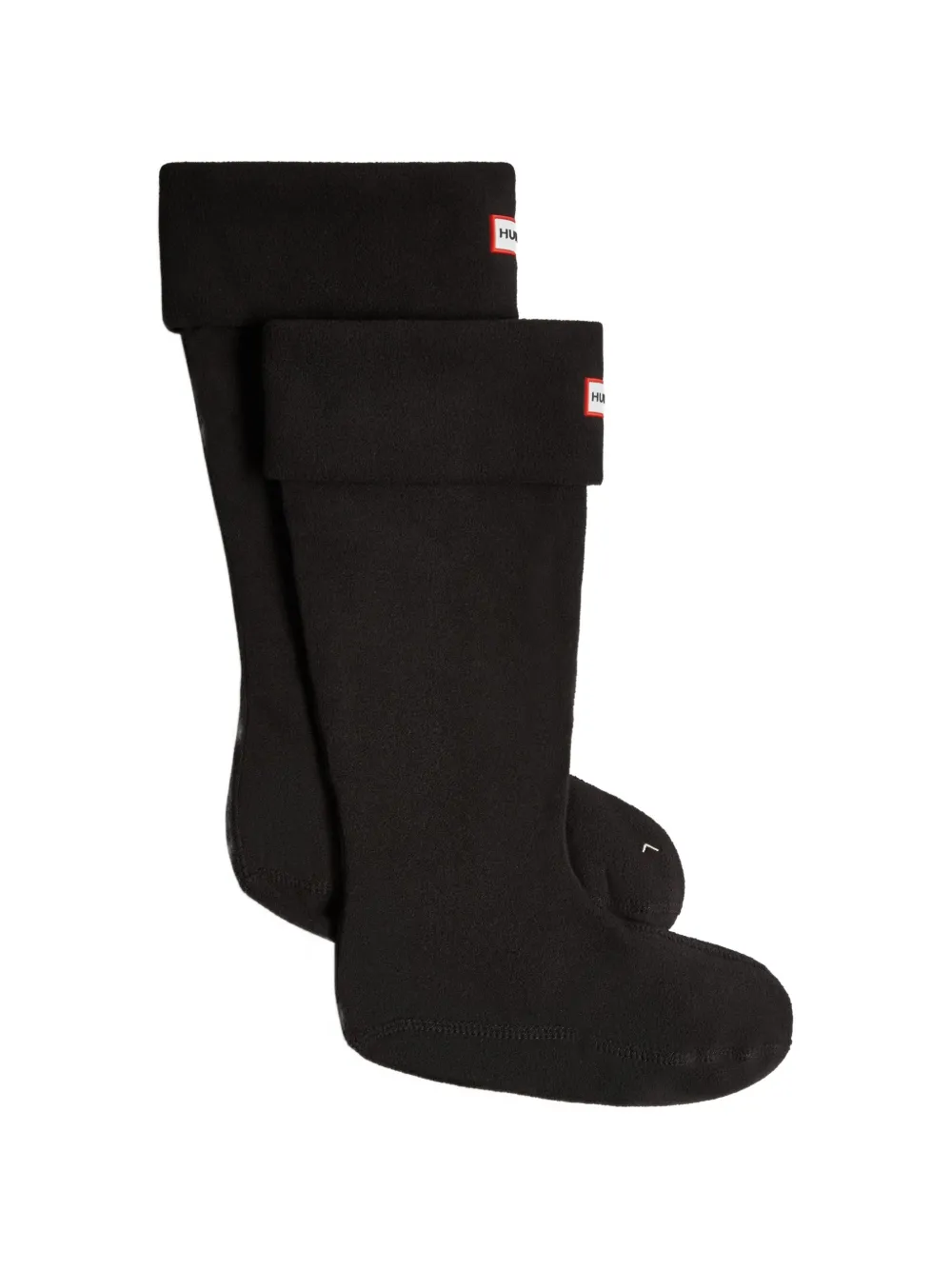Hunter fold-down-cuff boot socks | Black | Image 1