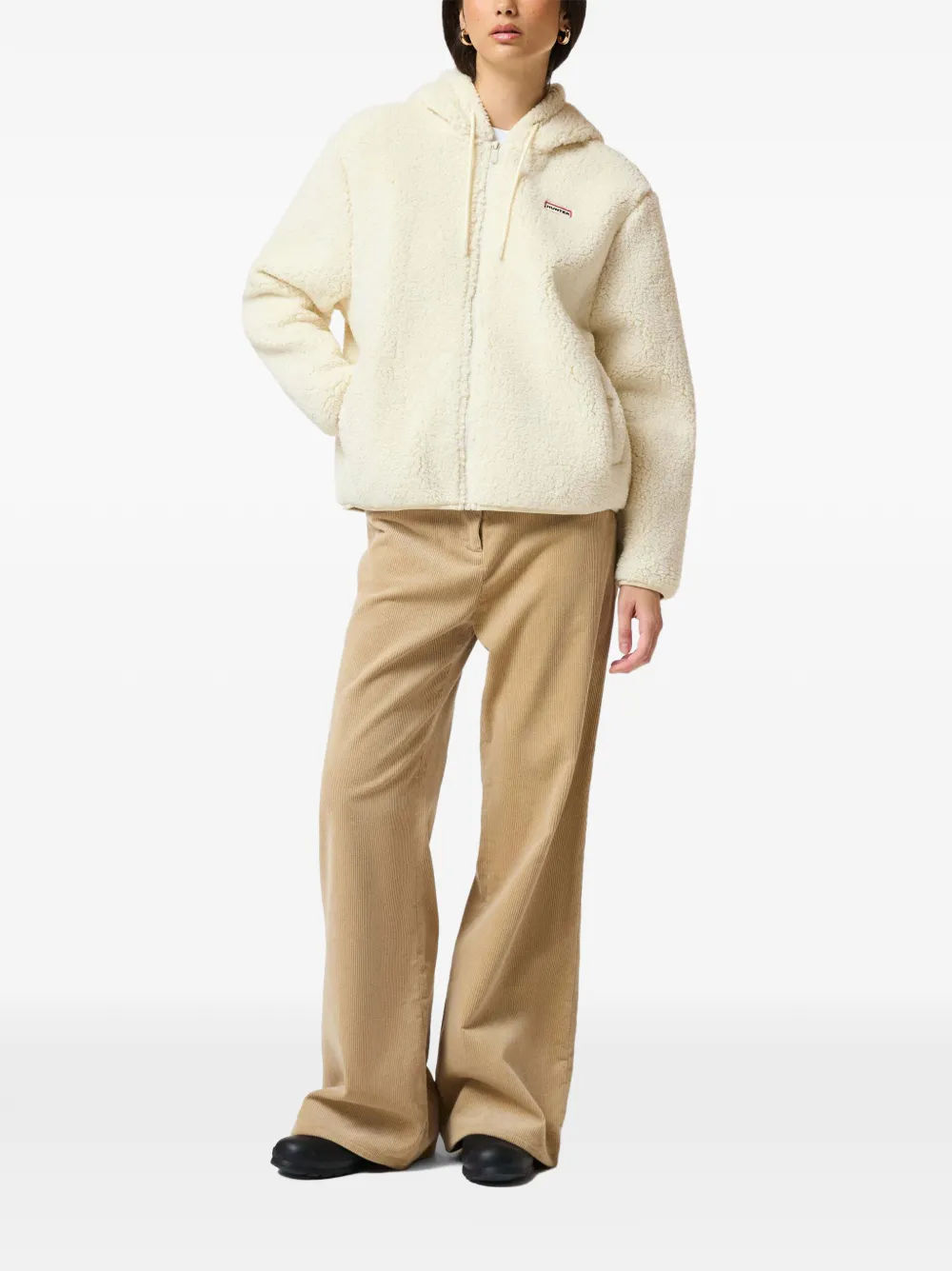 Hunter Bonelle Borg fleece jack Beige