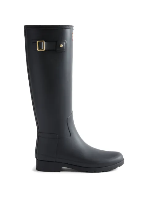 Hunter Wellington gold-trim boots