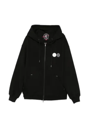 A BATHING APE® カモフラージュ ジップパーカー | ブラック | FARFETCH JP