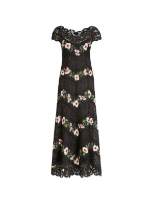 oscar de la renta orchid silk twill midi dress Oscar de la Renta Orchid Knit Midi Dress in Powder Blue, Size Small