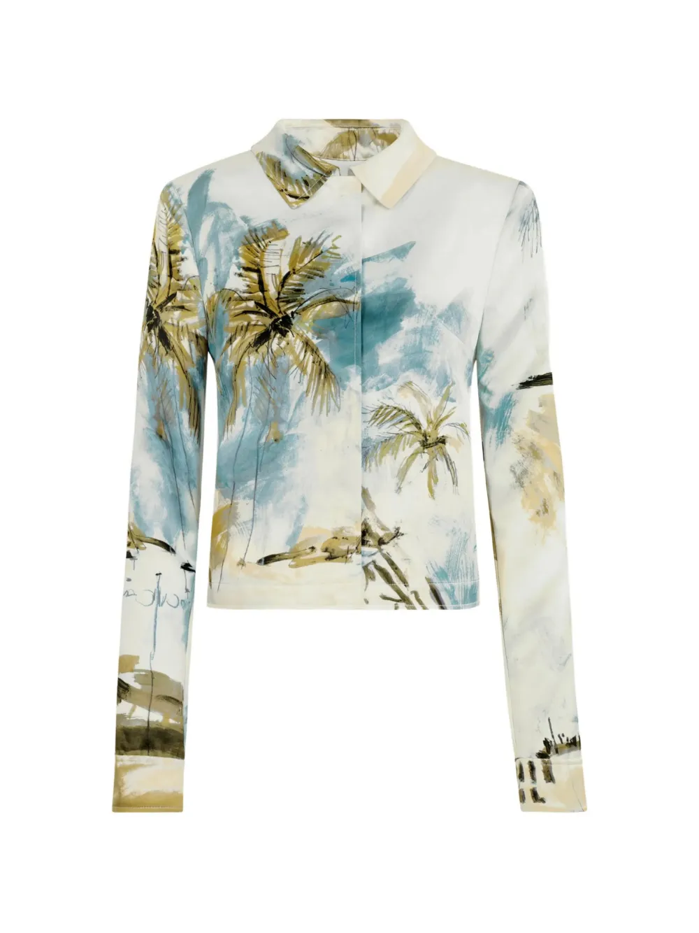 Oscar de la Renta Shorts Dominican Landscape - Toni neutri