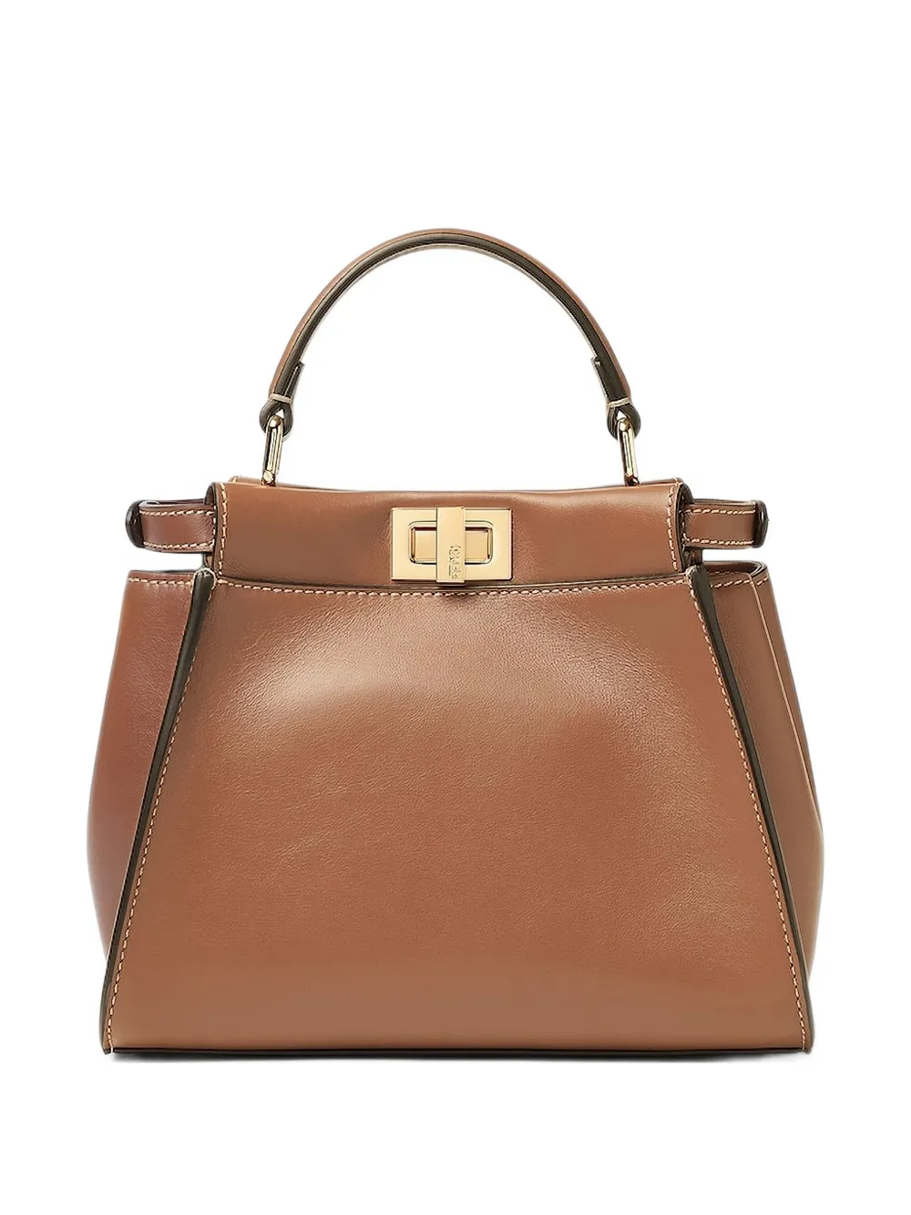 FENDI Peekaboo leather mini bag