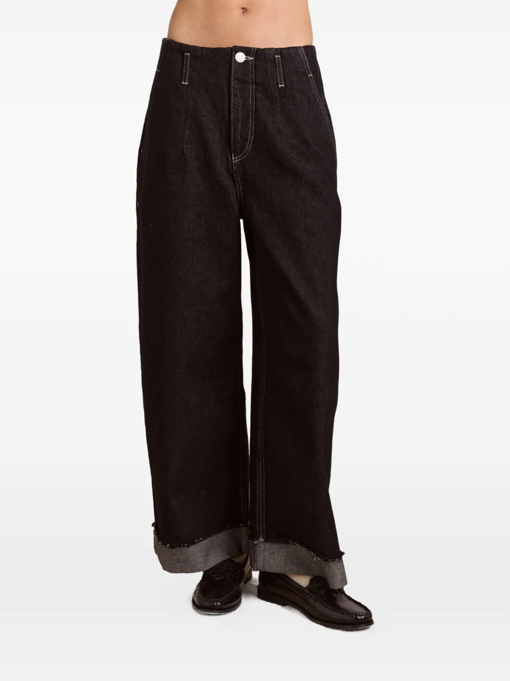 DAMSON MADDER Pascal loose-fit jeans - Nero