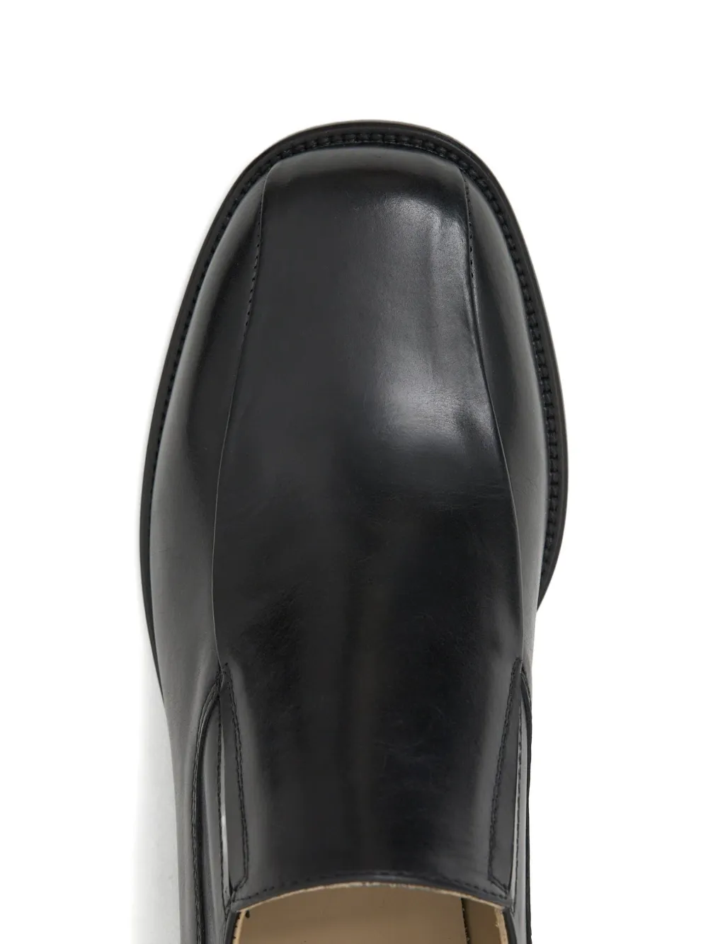 Paracia Pedal leather loafers Zwart