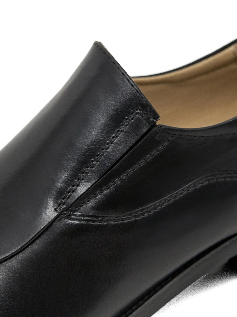 Paracia Pedal leather loafers Zwart