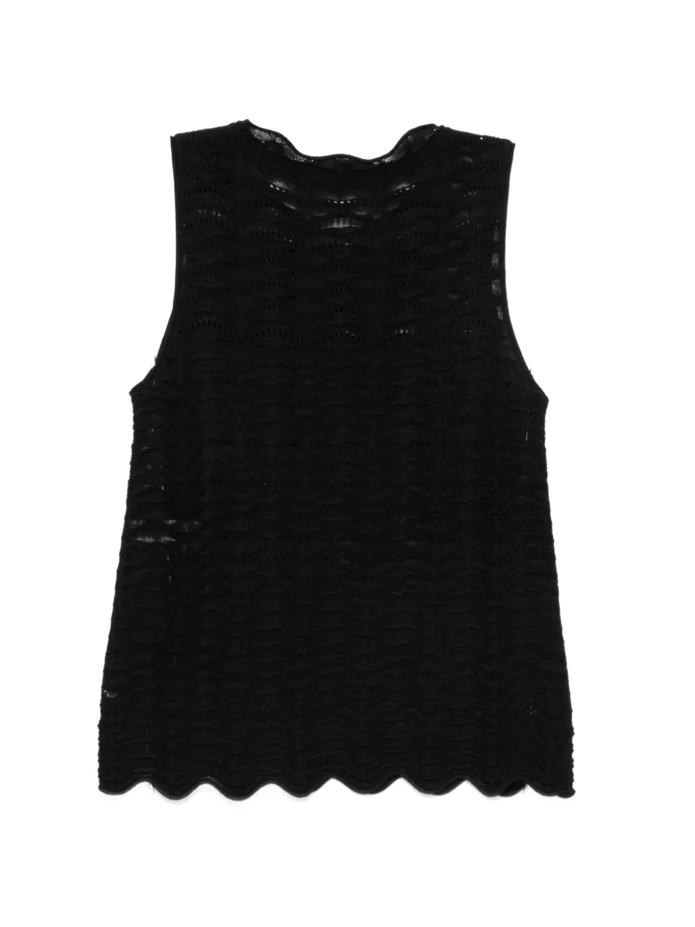D.Exterior Top met gewelfde afwerking Zwart