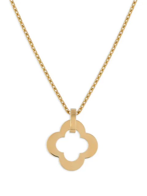 Van Cleef & Arpels Byzantine Alhambra 18k yellow gold pendant necklace