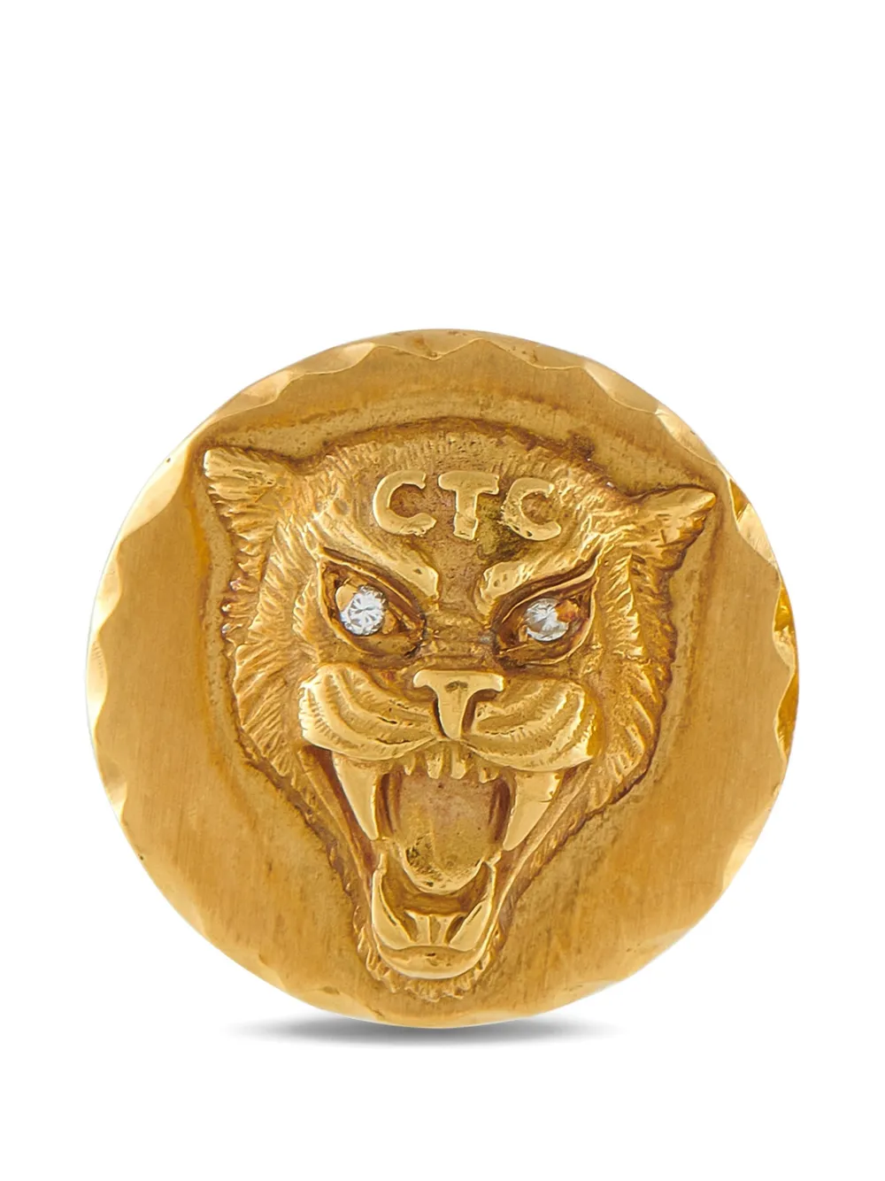 Van Cleef & Arpels 18k yellow gold and diamond panther cufflinks - Oro