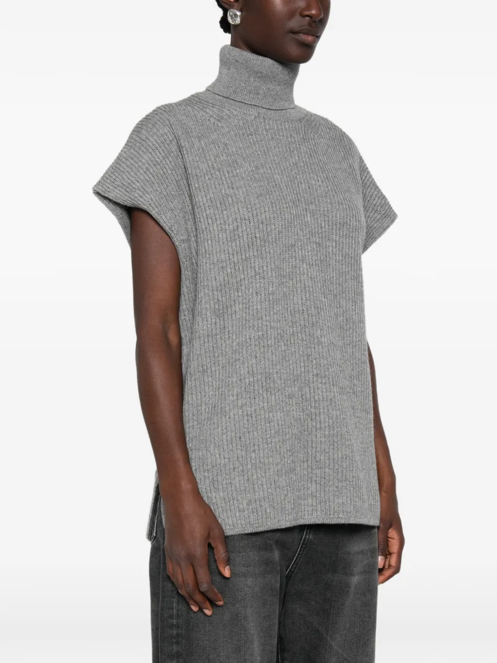 Max Mara MSTCobalto mouwloze coltrui Grijs