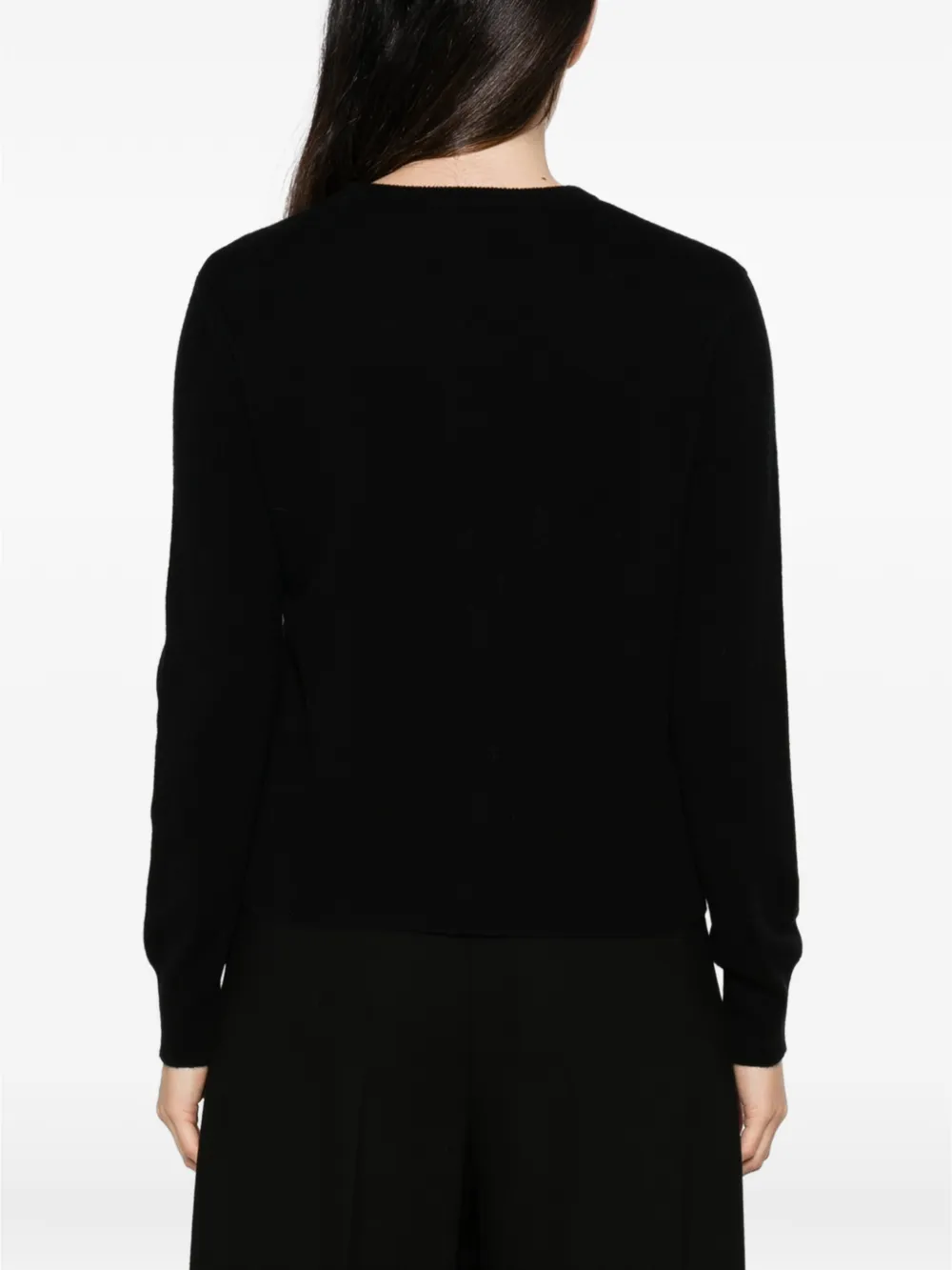 Max Mara Vest verfraaid met stras Zwart