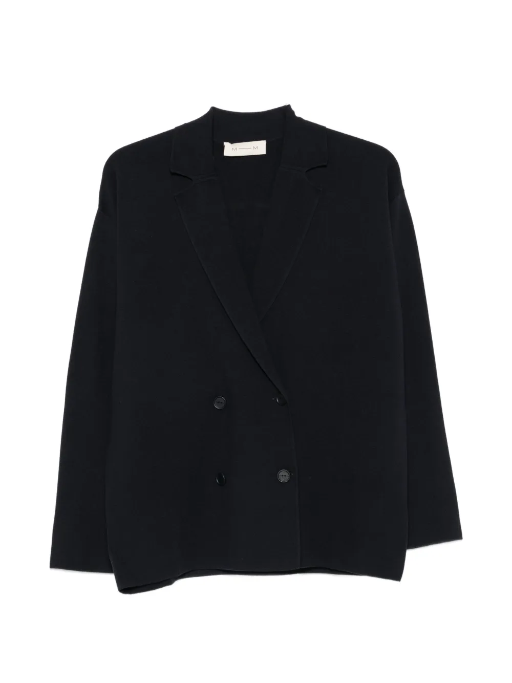 Max Mara Loncia double-breasted notched-lapel jacket - Blau