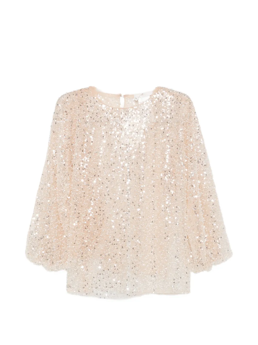 Marina Rinaldi sequin-embellished blouse