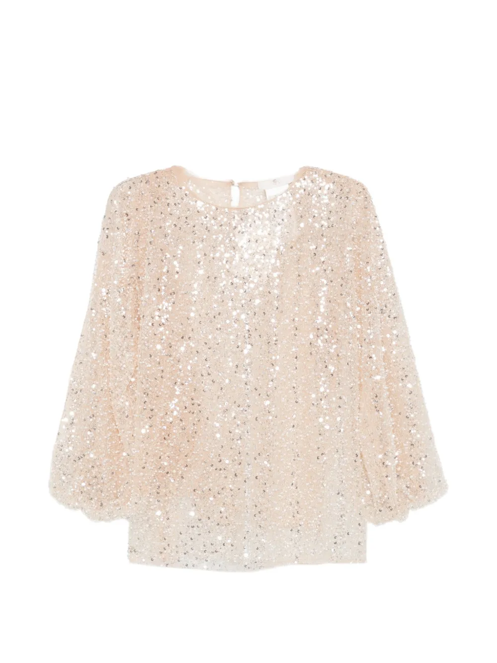 Marina Rinaldi sequin-embellished blouse