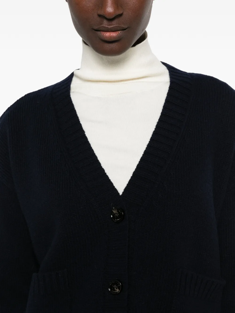 Weekend Max Mara Filmato ribgebreid vest Blauw