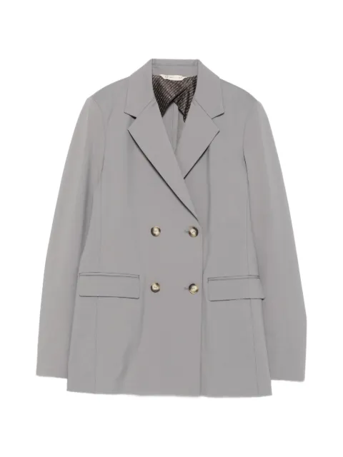 Max Mara blazer con solapas de muesca y doble botonadura