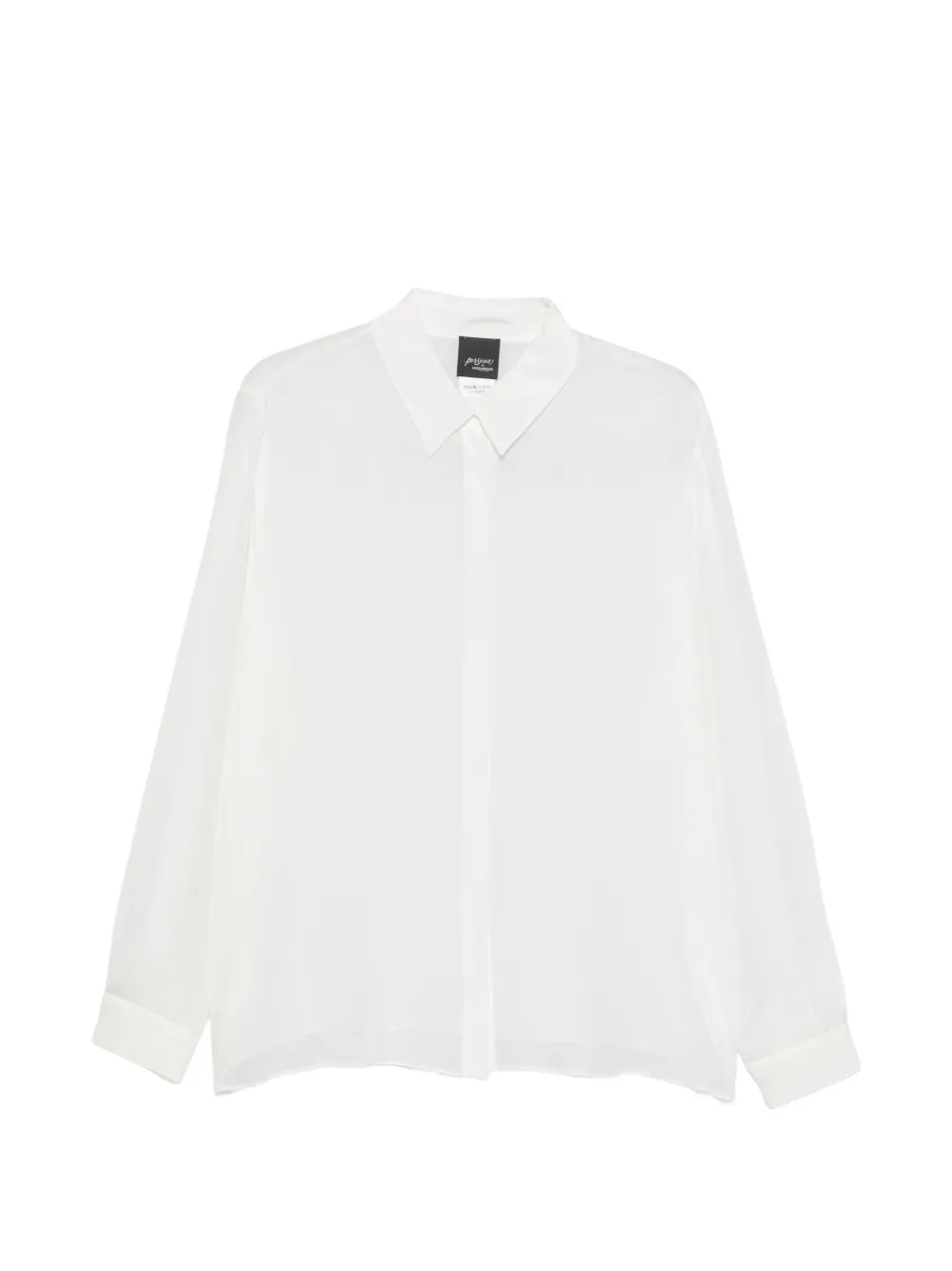 Marina Rinaldi long-sleeve buttoned shirt - Weiß