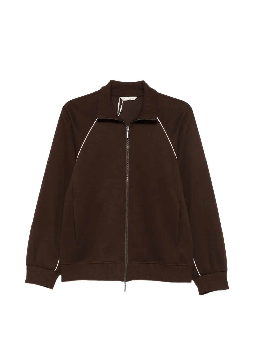 Max Mara MMLLembo zip-fastening long-sleeve jacket - Marron Max Mara MMLLembo zip-fastening long-sleeve jacket - Marron