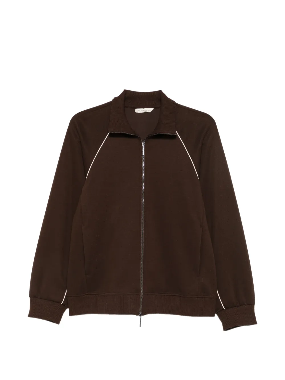 Max Mara veste zippée MMLembo à manches longues - Marron Max Mara veste zippée MMLembo à manches longues - Marron
