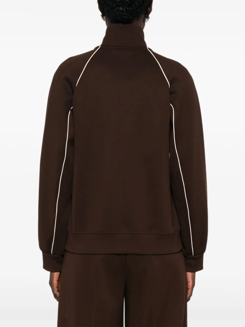 Max Mara MMLLembo jack met ritssluiting en lange mouwen Bruin