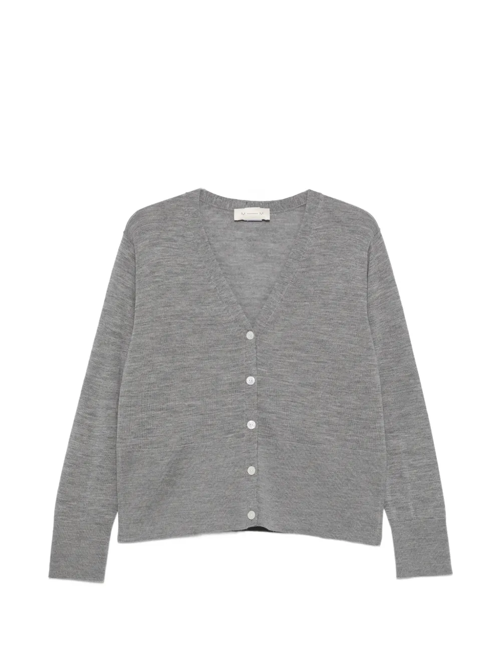 Max Mara Canditi V-neck button-up cardigan - Grau