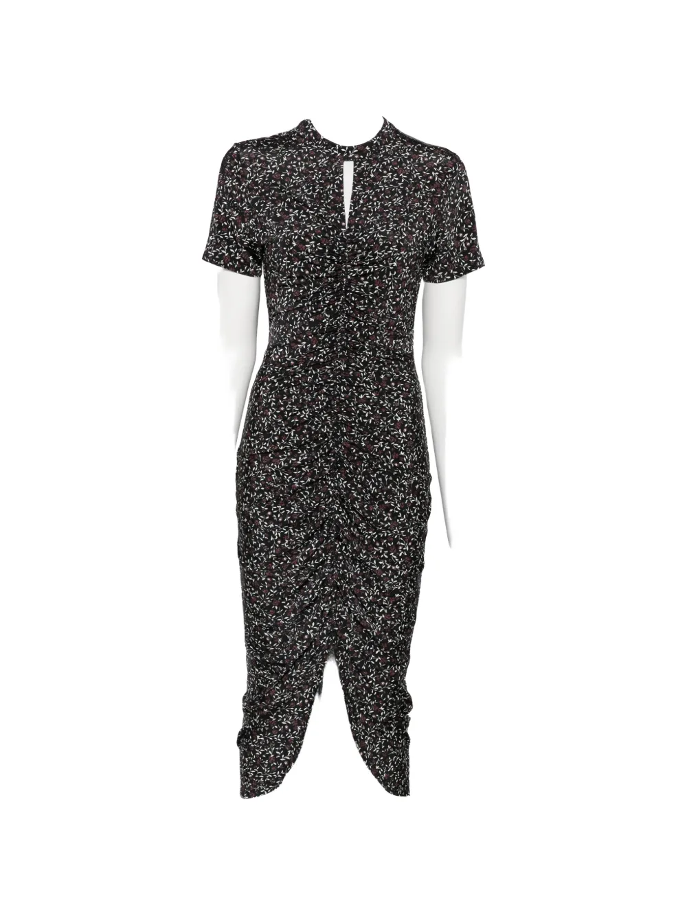 MAR DE MARGARITAS floral-print ruched dress