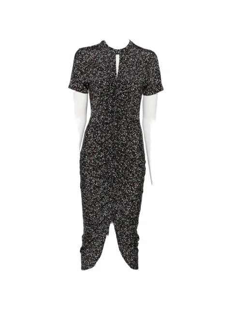 MAR DE MARGARITAS floral-print ruched dress