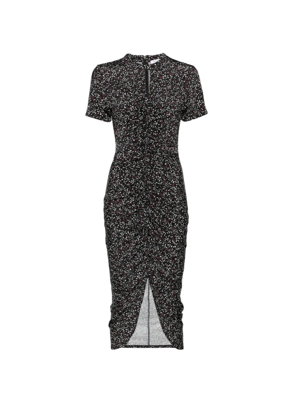 MAR DE MARGARITAS floral-print ruched dress