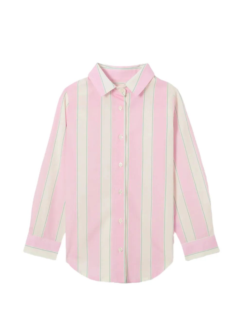 MC2 Saint Barth Kids Brigitte stripe-print shirt - Rosa