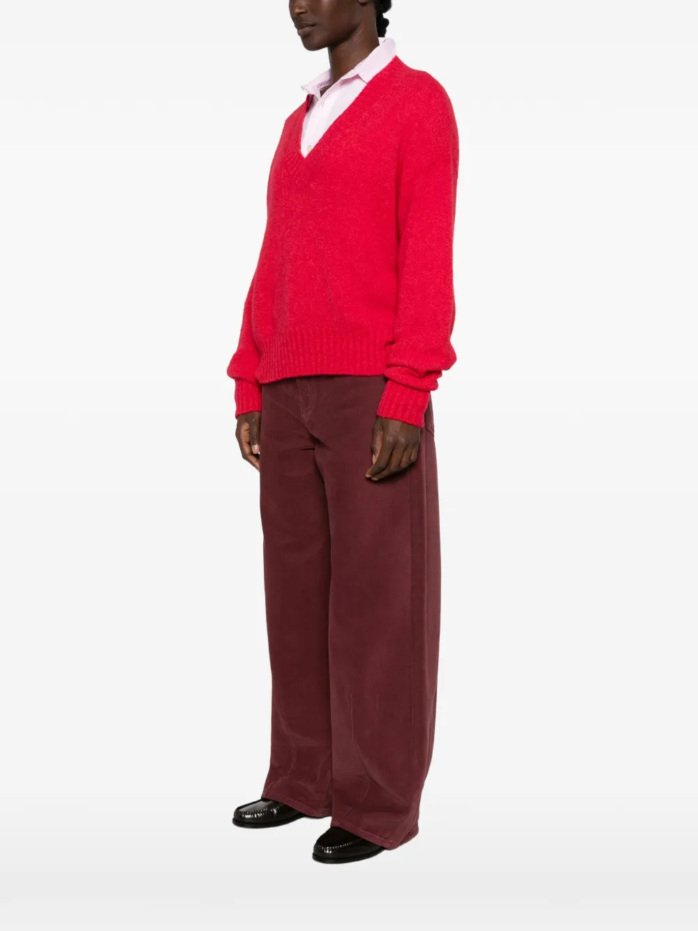 Weekend Max Mara Trui met V-hals Rood