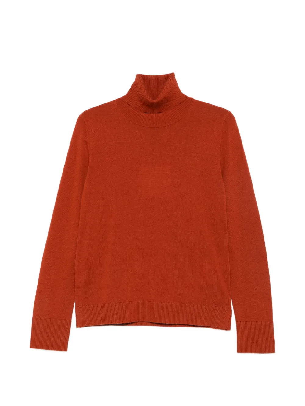'S Max Mara Allegra elbow-patch roll-neck sweater - Orange 'S Max Mara Allegra elbow-patch roll-neck sweater - Orange