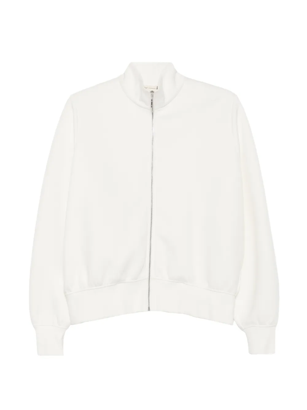 Max Mara zip-up high-neck sweater - Weiß
