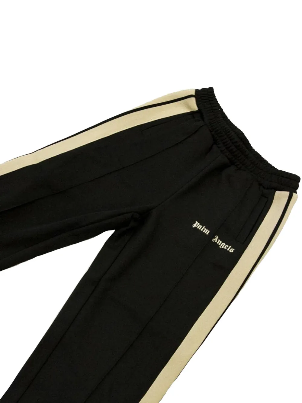  Palm Angels Kids Pantalon De Jogging à Rayures Latérales - Noir 