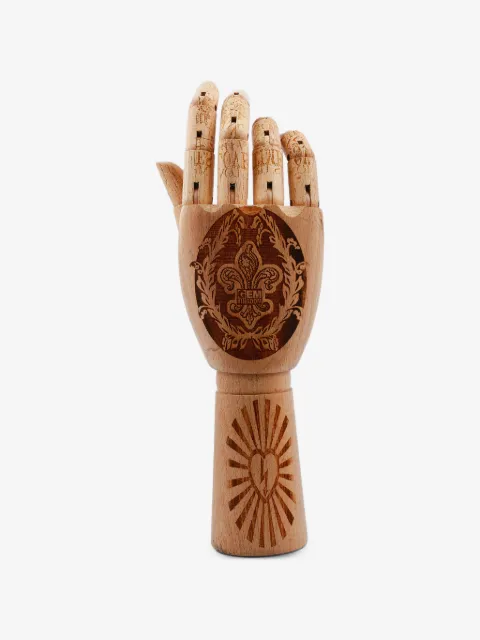 Gem Kingdom patterned wooden hand