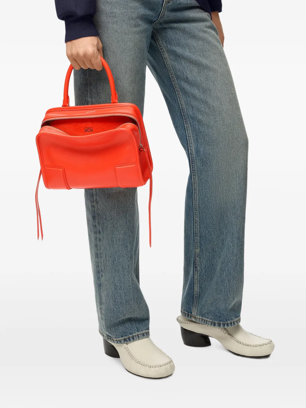 LOEWE Amazona kleine 180 shopper Oranje