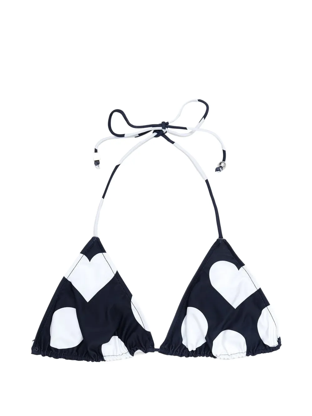 Jacquemus triangle bikini top - Blu