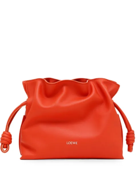 LOEWE mini Flamenco leather bucket bag