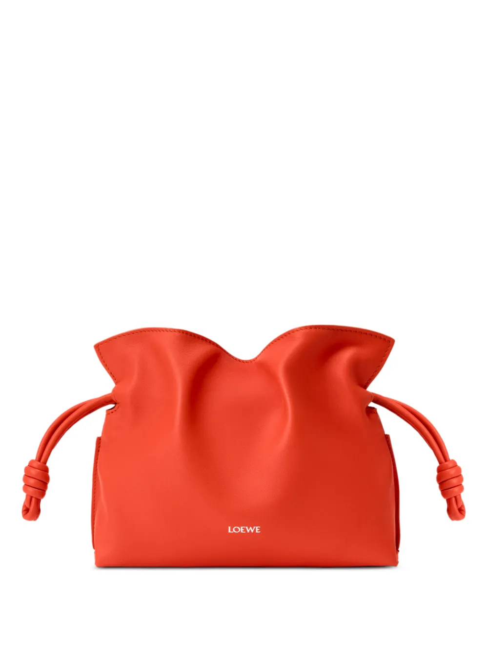 LOEWE mini Flamenco leather clutch bag