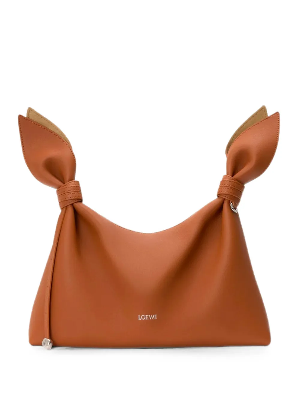 LOEWE medium Scarf knot-detail cross body bag - Braun