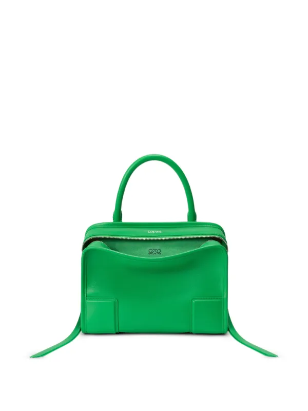 Loewe Small Amazona 180 Bag in Soft Calfskin in Green