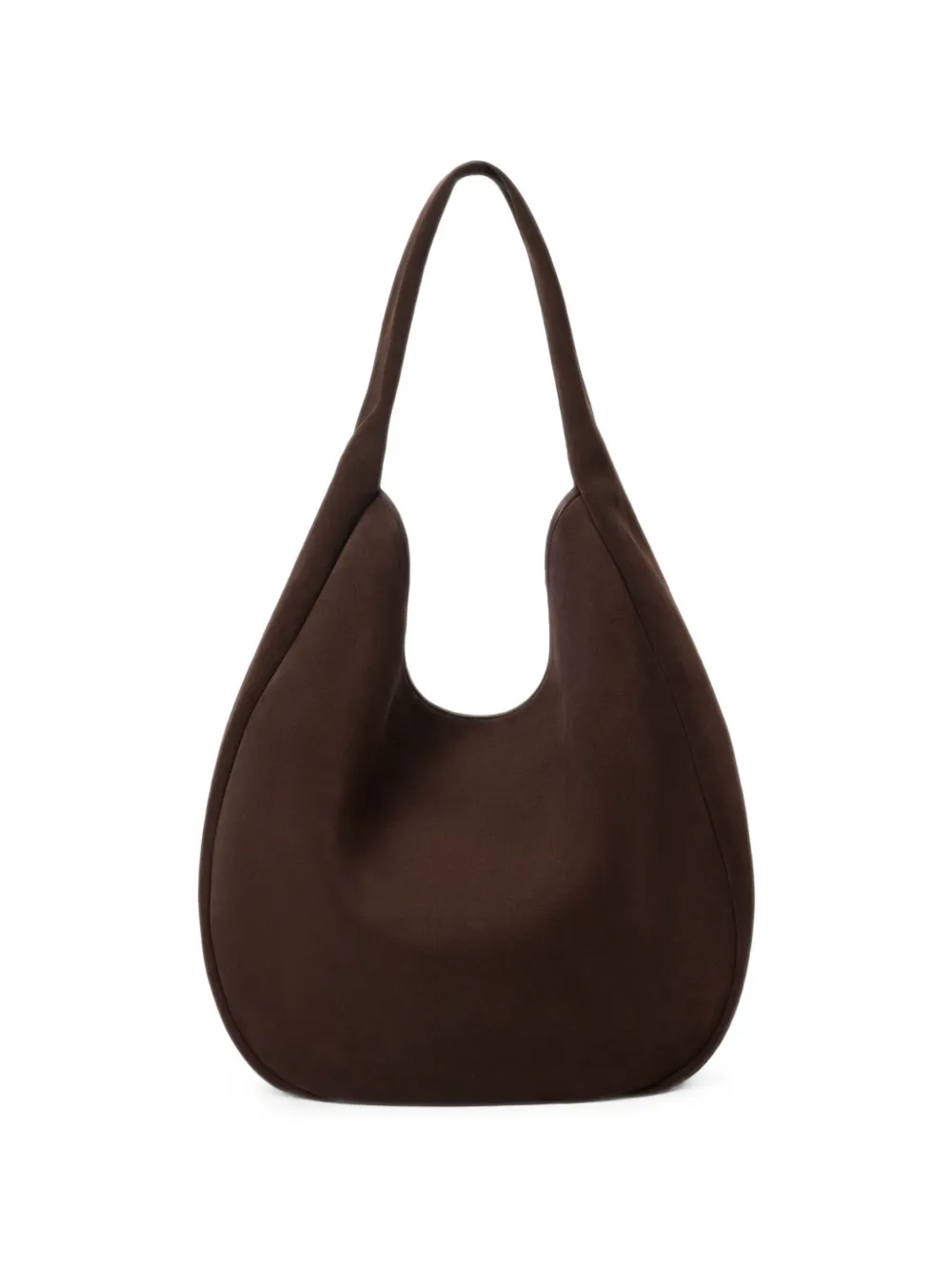 LOEWE Roomy Bag in Suede Calfskin in Brown, view 2