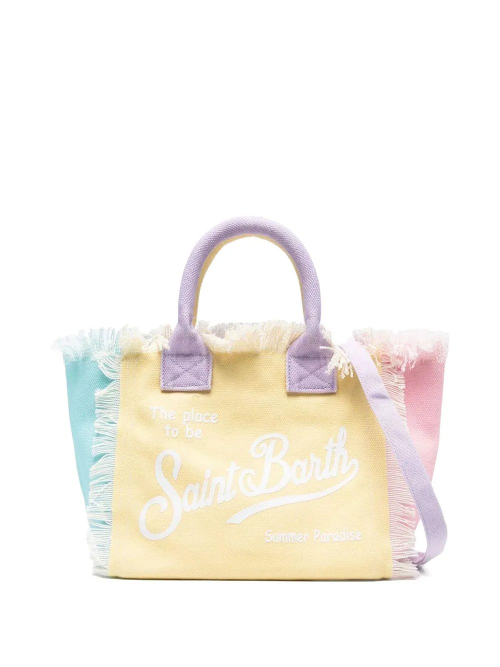 MC2 Saint Barth Kids Colette logo-print tote bag - Violett