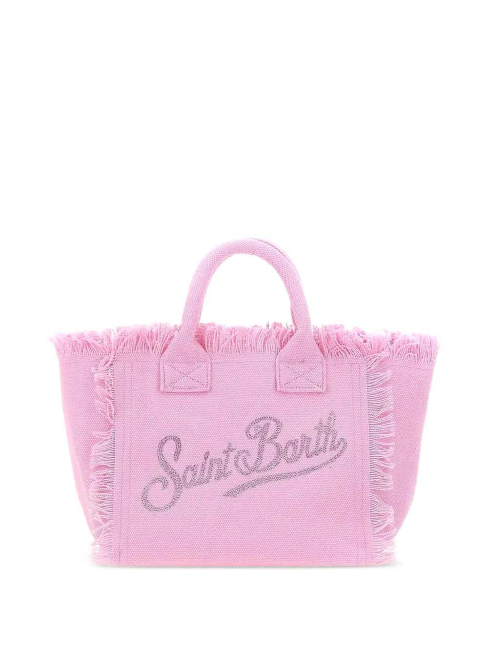 MC2 Saint Barth Kids Saint Barth fringe-trimmed bag - Rosa