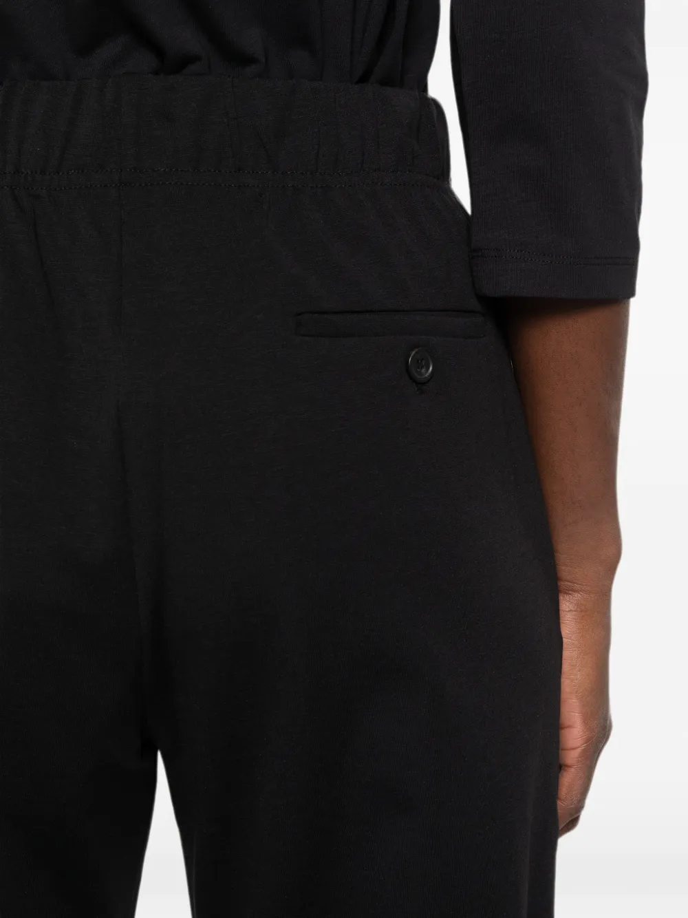 Weekend Max Mara Stretch-jersey slim-fit broek Zwart